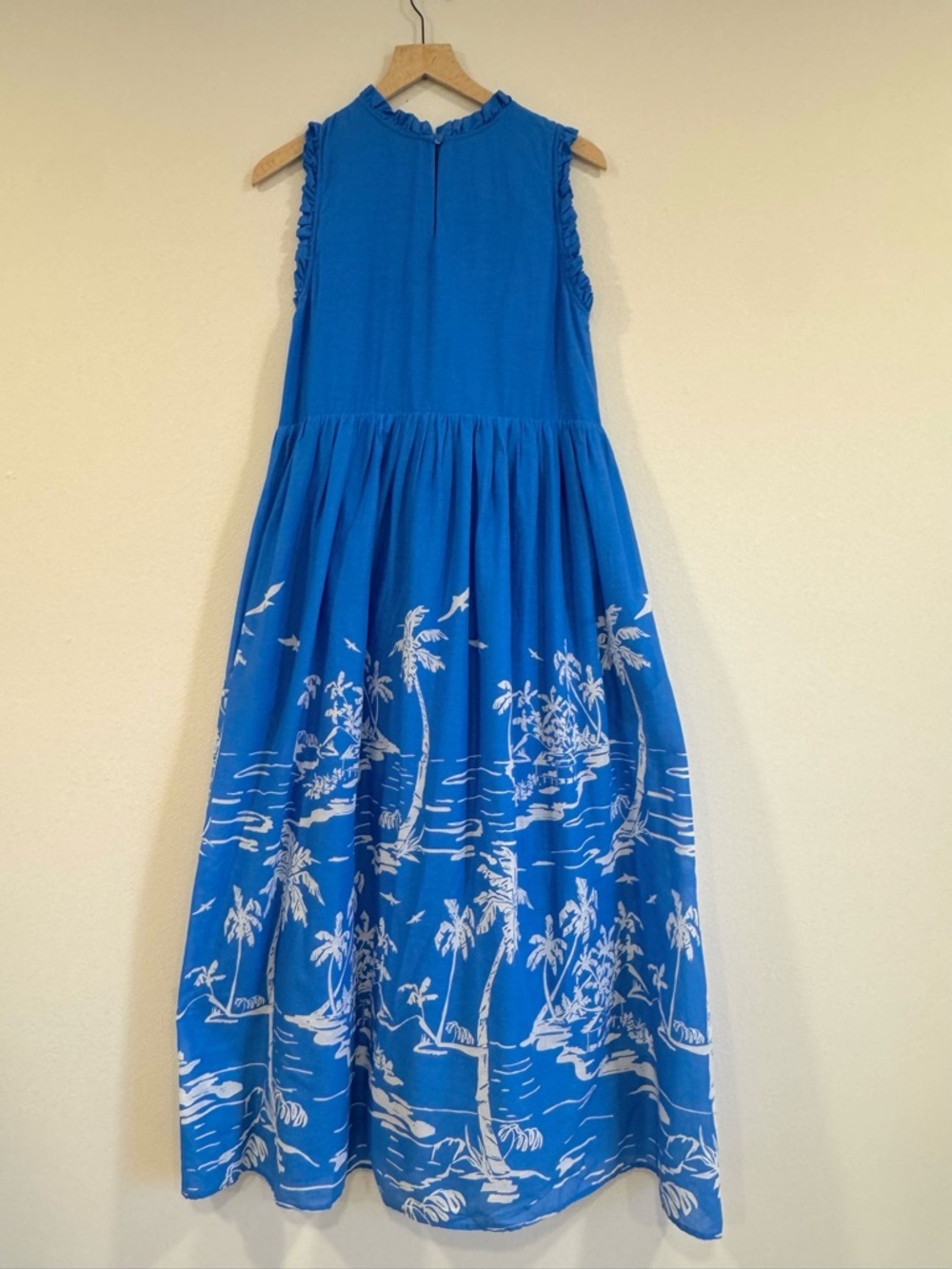 Jude Connally Constance Tropical Maxi Dress Resort Vacation Wedding Brunch M - Picture 3 of 8